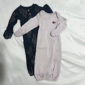 Baby boy sleeper gowns